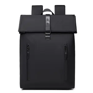 New backpack for men with large capacity, waterproof women's casual bag, college student computer bag, and leisure bag