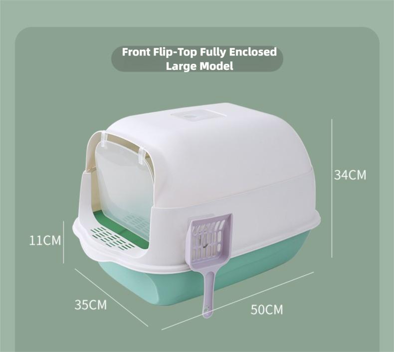 Extra Large Cat Litter Box, Fully Enclosed, Splash-Proof, Odor-Proof, Pet Cleaning Products Extra Large Cat Litter Box, Fully Enclosed, Splash-Proof, Odor-Proof, Pet Cleaning Products
