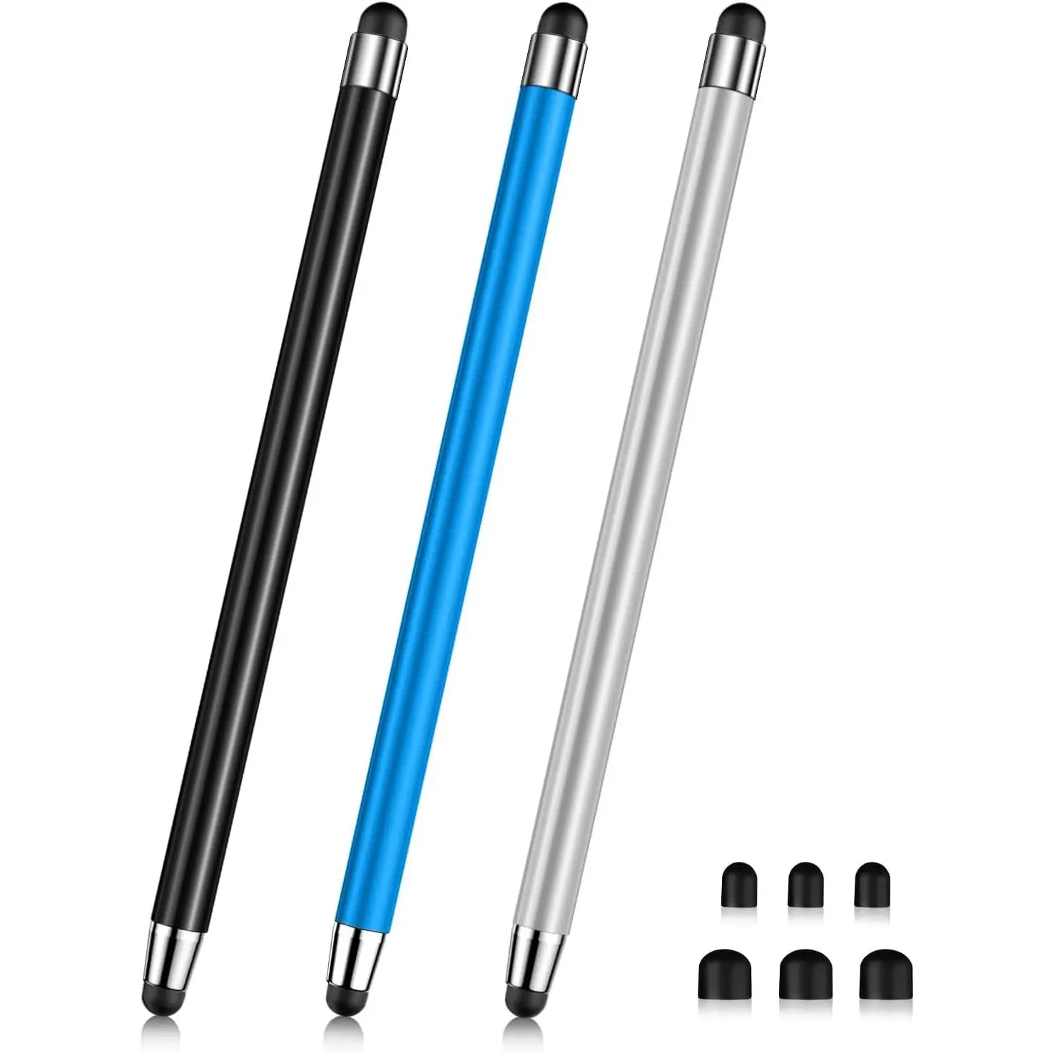 Stylus (3 Pcs), 2-in-1 Stylus Pen for  Screen,  and Sensitivity, Suitable for iPad///Android Smartphone and Tablets, Compatible with   Screen