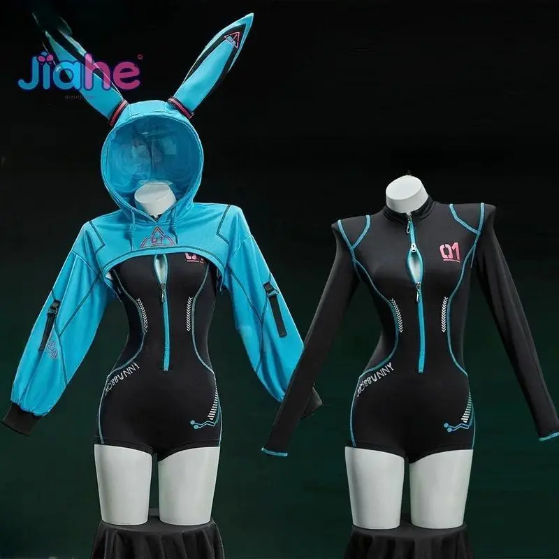 Anime Miku Lacus Clyne Cosplay Costume PU jumpsuit sexy Lingeries Private Photo Shoot women Christmas leisure yoga clothes
