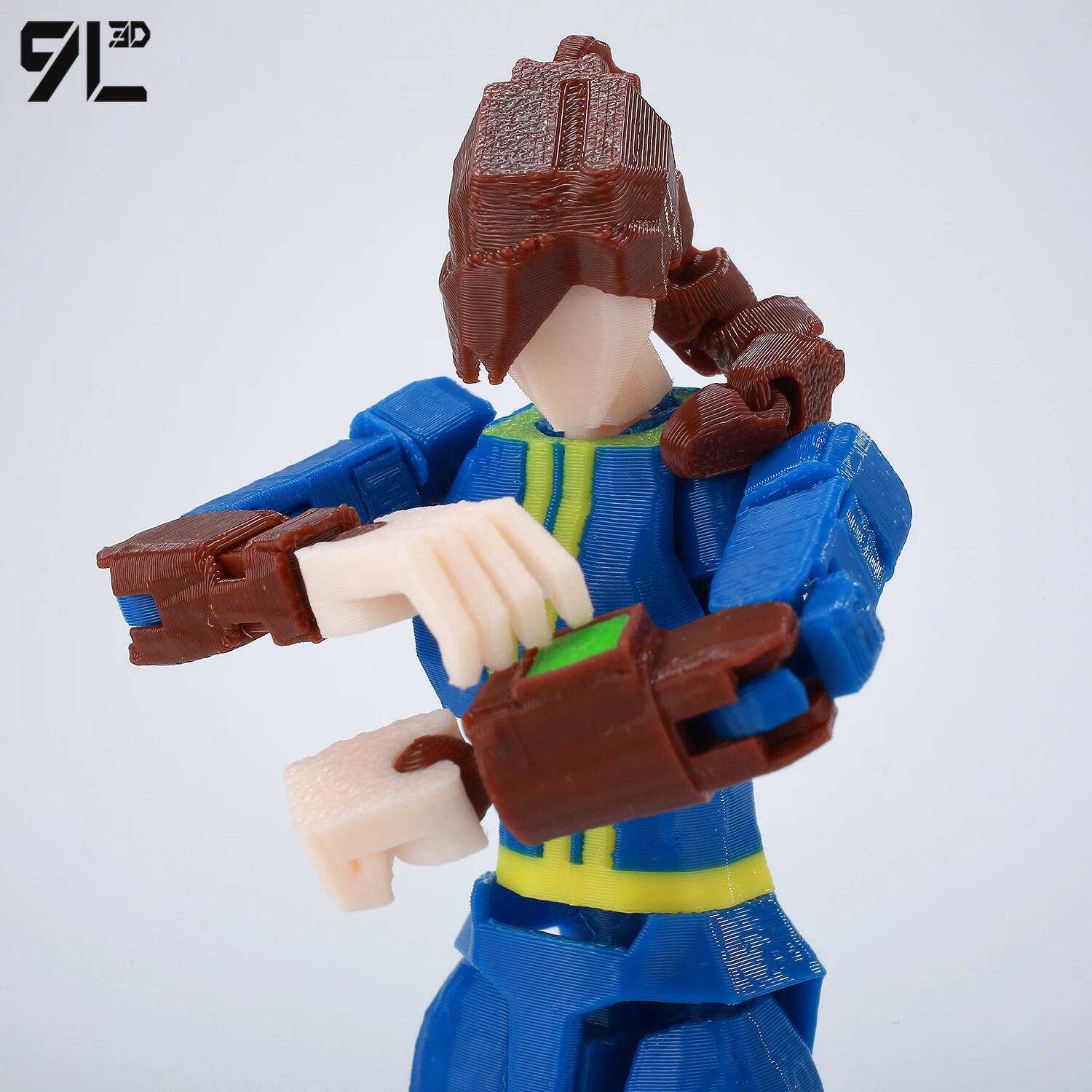 9L3D Printed Titan13 FalloutNora Duo Action Figures Lucky13 Vault Dwellers Set T13 Multi-Jointed Dummy13 Anime Toys Figure Model 9L3D Printed Titan13 FalloutNora Duo Action Figures Lucky13 Vault Dwellers Set T13 Multi-Jointed Dummy13 Anime Toys Figure Model