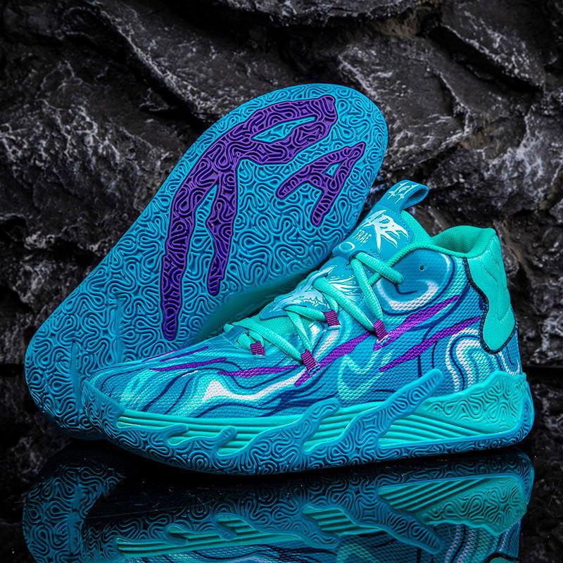 2026 New Model Three-ball Third Generation Basketball Shoes, High-top New Youth Practical Wear-resistant Sports Shoes