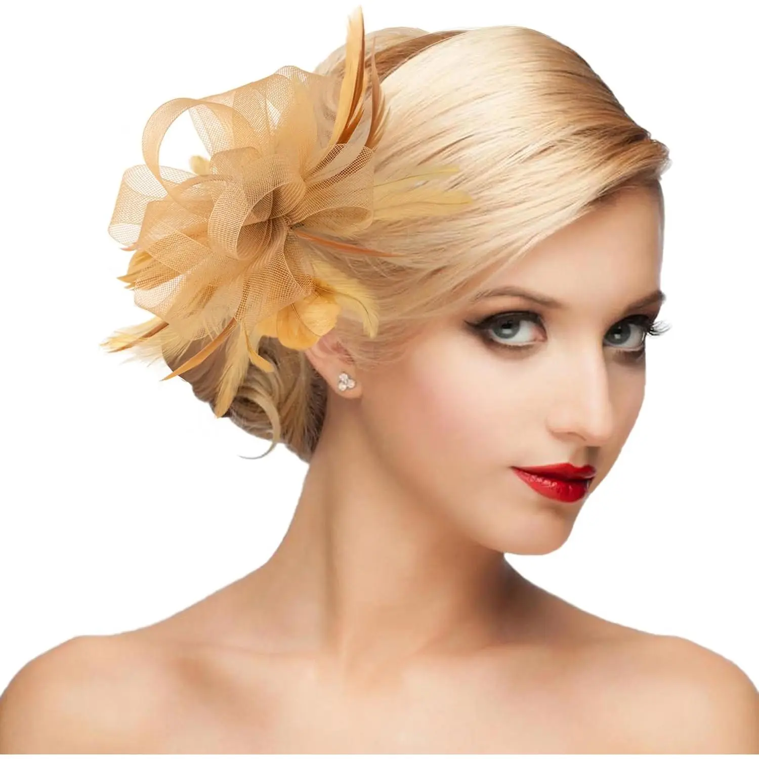 Womens Fascinator Hat Headpiece 20s  Wedding Hair Accessories for Derby/Wedding// Party