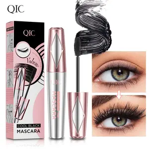 QIC Rose Silver 3D Mascara, Waterproof, Non-Smudge, Long-Lasting, Single Item for Length, Volume & Curly Lashes with Natural Look Eye Makeup