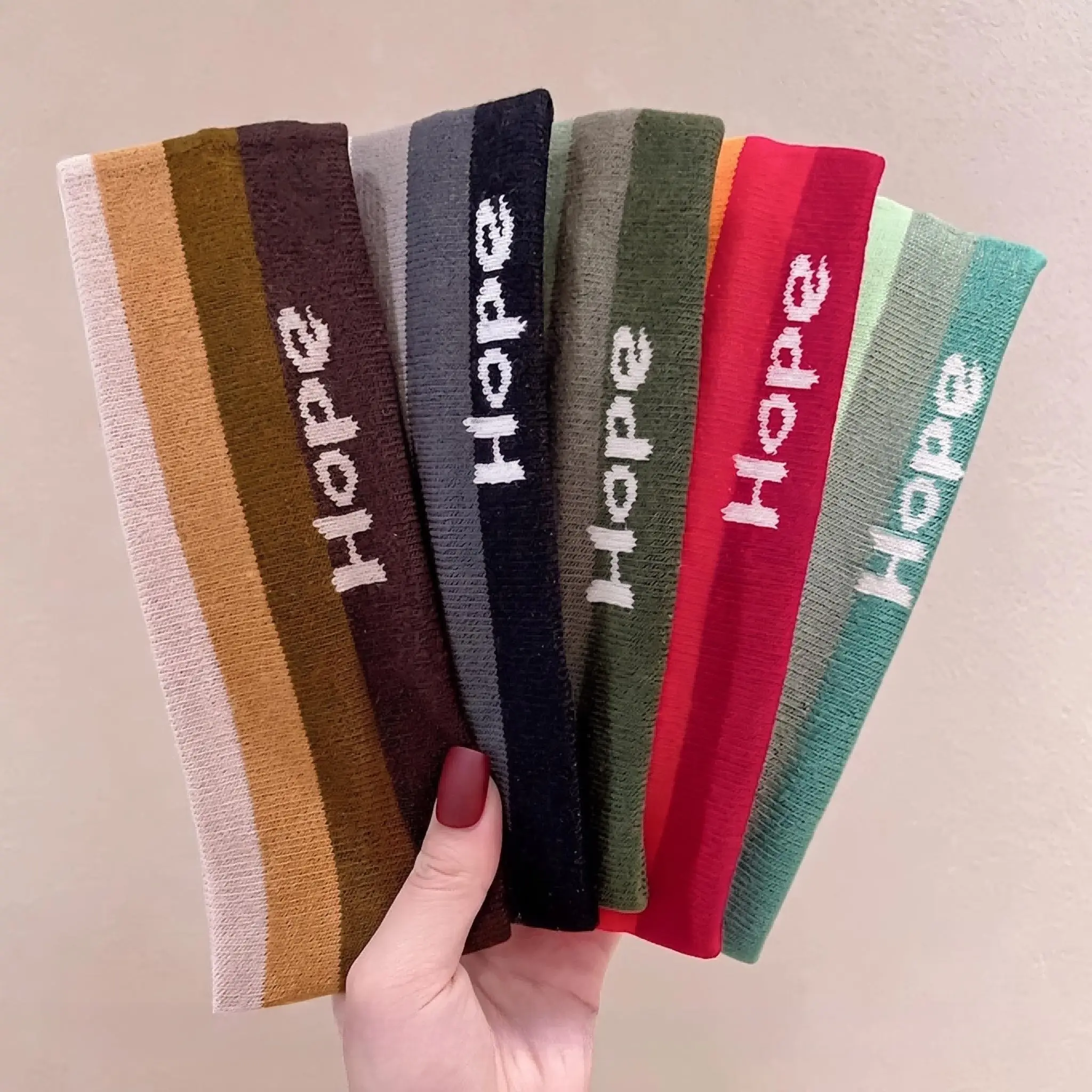 Stay Dry While Running Yoga Gym Workout Breathable Sweatband For Women Men Girls Fitness Headband Moisture Wicking Sports Headband Orange Gray Green Coffee