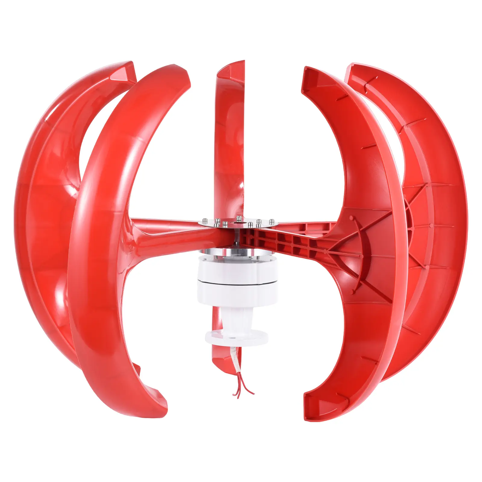 Wind Turbine Generator 24V 400W Auto Adjustable Wind Angle Windmill Kit with Controller Flange Plate for Street Lighting Homes Energy Supplementation