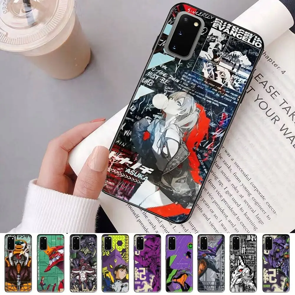 Anime Classic Neon Genesis Evangelion Customized Silicone-TPU Phone Case for Samsung S26, S25, S24, S23, S22, S21, A14, A15, A16, A35, FE, Ultra, Plus, 5G Models