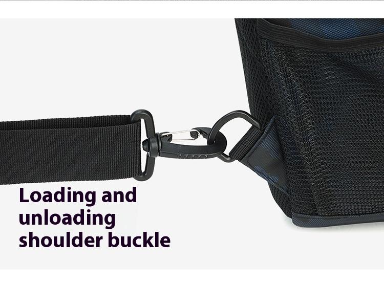 BIGWIG Tactical Sling Tackle Bag Lightweight Fishing Backpack Crossbody Storage Pack for Fishing Gear and Equipment Outdoor Sports Gift for Men SpringStatements