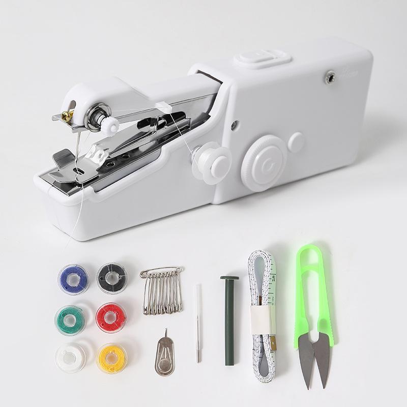 Handheld Electric Sewing Machine Multifunctional Portable Mini Tool for DIY Hemming Tailoring Mending Clothes Daily Crafting and Quick