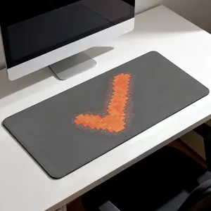 Premium Pixelated Check Mark Icon High Quality Mouse PadModern Office Gaming Comfort ExperienceNonSlip Durable For Daily Work And Play 40*80cm 40*90cm30*70cm