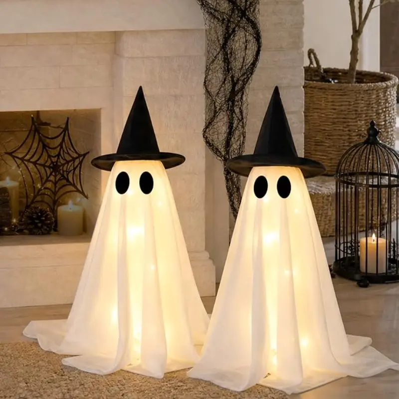 Giant Inflatable Pumpkin Skeleton, Spooky Cute Outdoor Decor, Perfect for Halloween Parties, Easy Setup, Durable Material