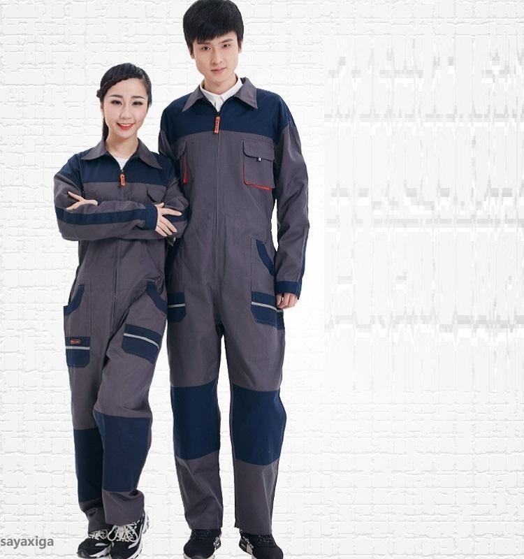Work Overalls Factory Uniform Working Coveralls Welding Suit Auto Car Repairmen Workshop Mechanic Big Size Work Clothing For Men