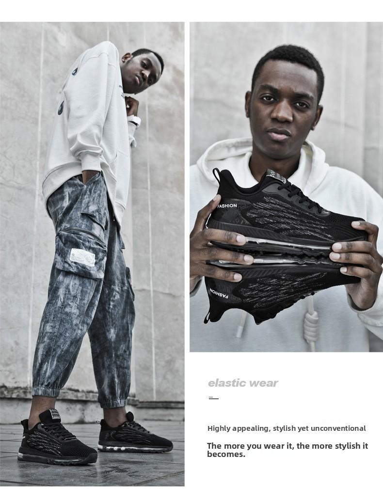 Mesler Men's Sporty Solid RoundToe Laces Trainers, Fashionable Lace UpFront Mesh Breathable Comfortable Sports Air Running Shoes Sporty Lightweight Breathable Running Shoes For Exercise & Daily Wear