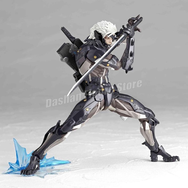Kaiyodo Revoltech Metal Gear Solid Raiden Action Figure PVC Movable Model #140 Collection 15cm Solid Snake Jack Figurine Toys popular