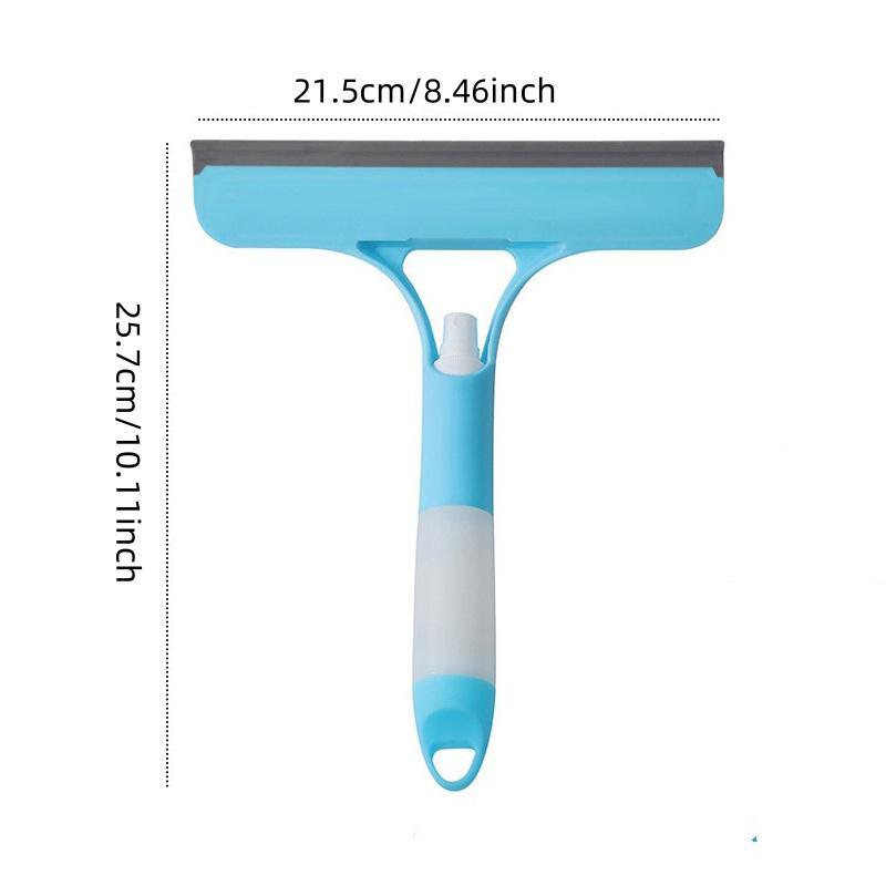 3 in 1 Window Cleaning Scraper, Window Squeegee, Easy To Clean Glass Scraper with Spray Bottle, Multi-function Window Cleaning Tool, Household Items 3 in 1 Window Cleaning Scraper, Window Squeegee, Easy To Clean Glass Scraper with Spray Bottle, Multi-function Window Cleaning Tool, Household Items