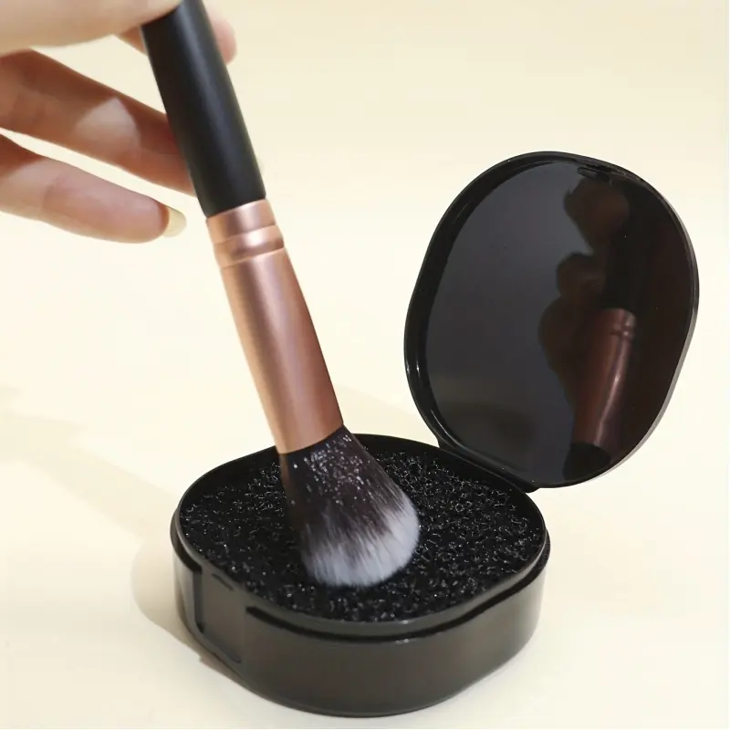 Color Removal Cleaner Sponge - Dry Makeup Brush Cleaner - Makeup Brushes Cleaner - Eliminating Drying Time - Switch Eyeshadow Colored Immediately - Shadow Switch Brush Cleaner Clean Without Water Or Soap - Brush Cleaning Tool