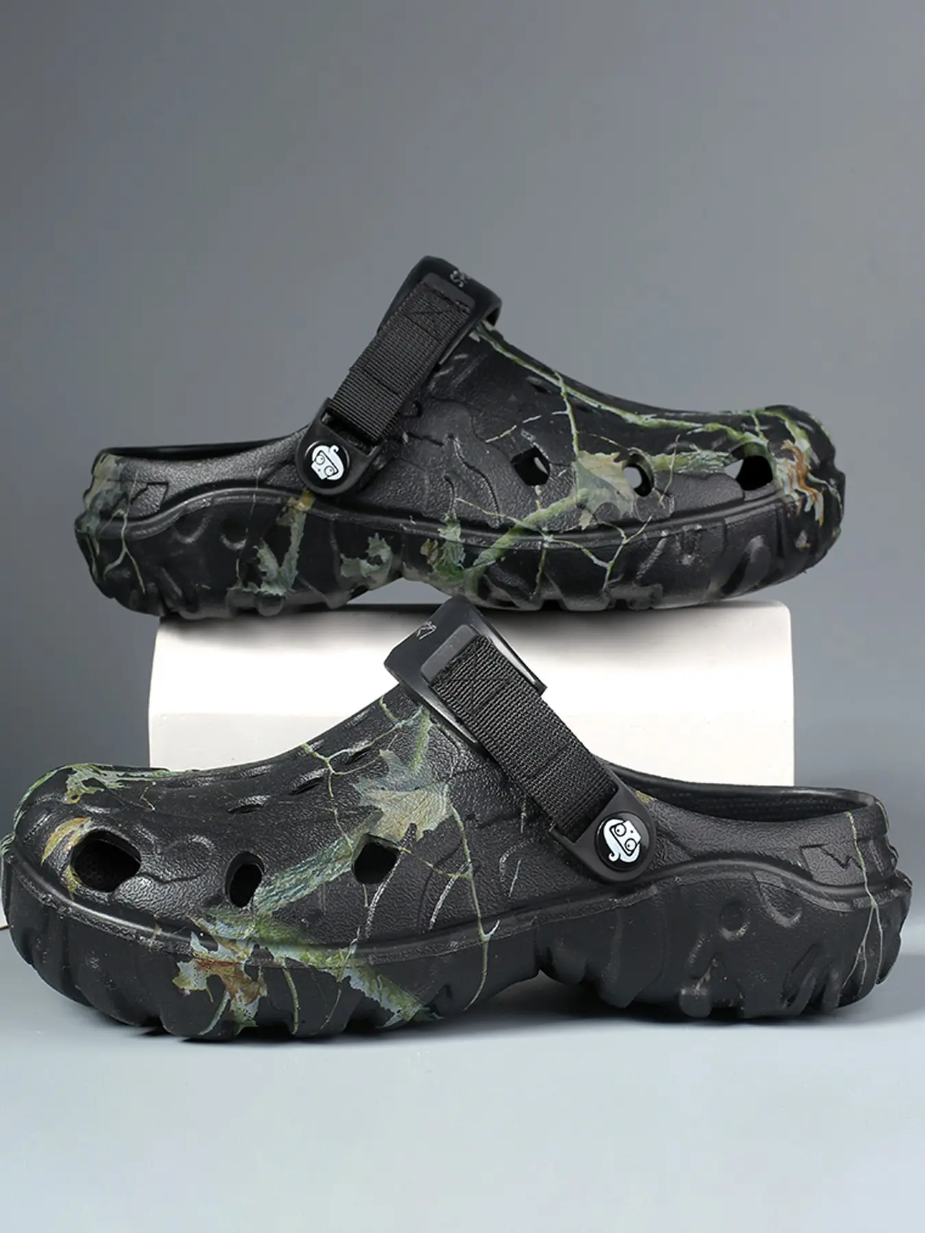 Men's Summer Slip-On Sandals, Anti-Slip Eva Material, Wide Fit, Casual Style, Comfortable Beach Shoes, All-Season Wear