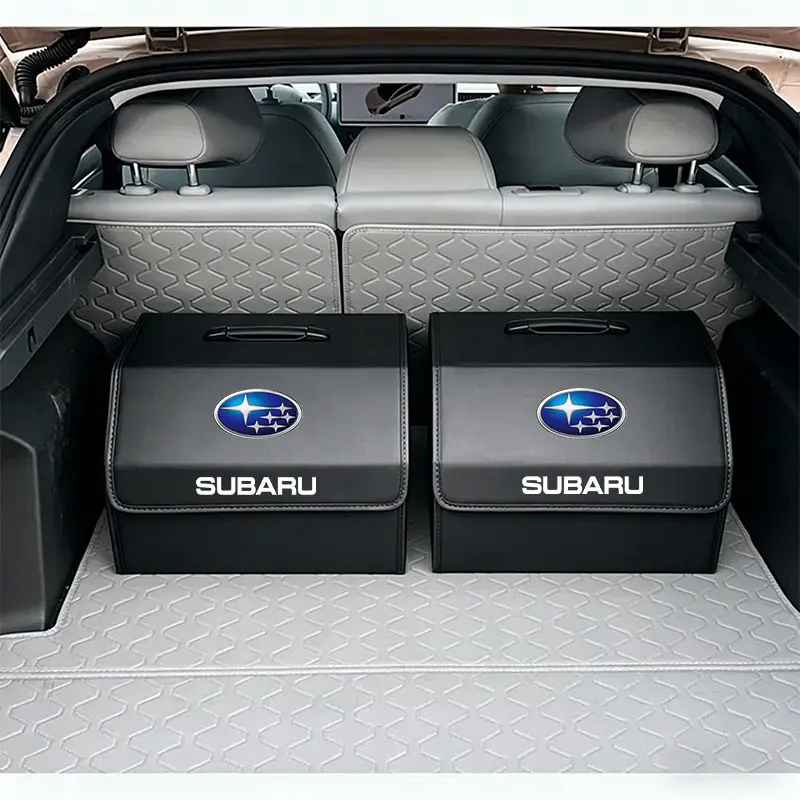 Car Trunk Organizer Box Large Capacity Folding Stowing Storage Bag For Subaru Crosstrek Forester Outback Impreza BRZ WRX Ascent REX Solterra Levorg XV Legacy Exiga Tribeca