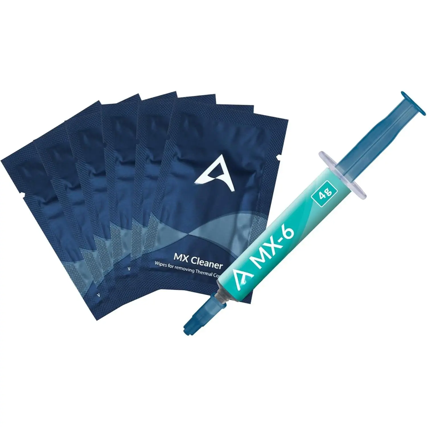 MX-6 (4 g, incl. 6 MX Cleaner) -  Performance Thermal Paste for CPU, Consoles, Graphics Cards, laptops, Very high Thermal Conductivity, Long Durability, Non-Conductive