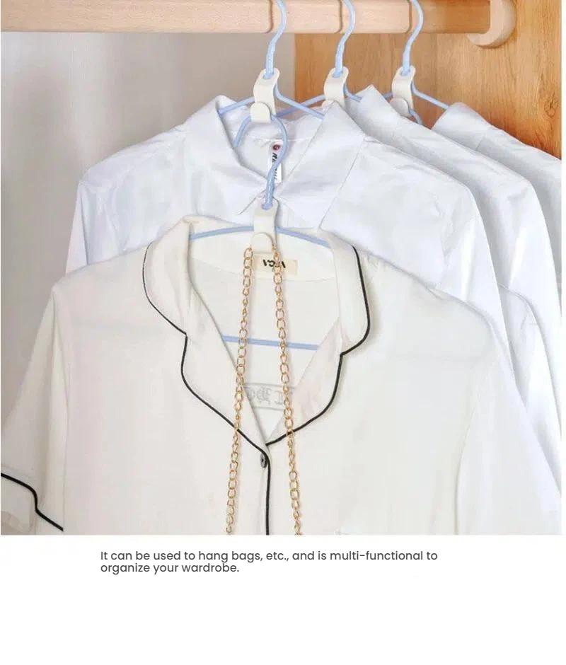 30 Counts Hanger Connector Hooks for Clothes Storage，Space Saving ，Space Saver Hangers，Hangers Accessory Hands-Free Flat Floor Mop Bucket Set Suction Cup Sponge Holder for Kitchen Sink semiannual sale 2023 2025 thin non-slip easy install kit Tool Mount Wa