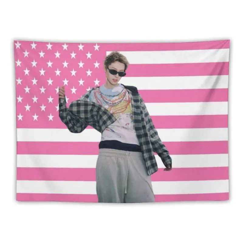 2D Flat, Martin Curtis K-pop Flags Suitable for Fans - Horizontal Iconic Martin Curtis Face Wall Decor, Multi-Size Single-Sheet Printed Hanging Ornaments for Room Decorations, Fan Gifts for, Dorm, K-Pop Idol Merchandise