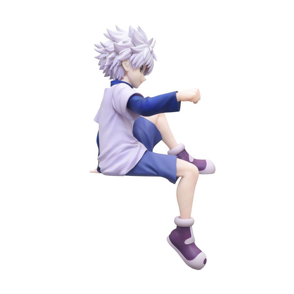 12cm Anime Hunter Killua Zoldyck Figure Pvc Hunter Aciton Figure Killua Figurine Gon Freecss Model Car Ornaments Gifts 12CM