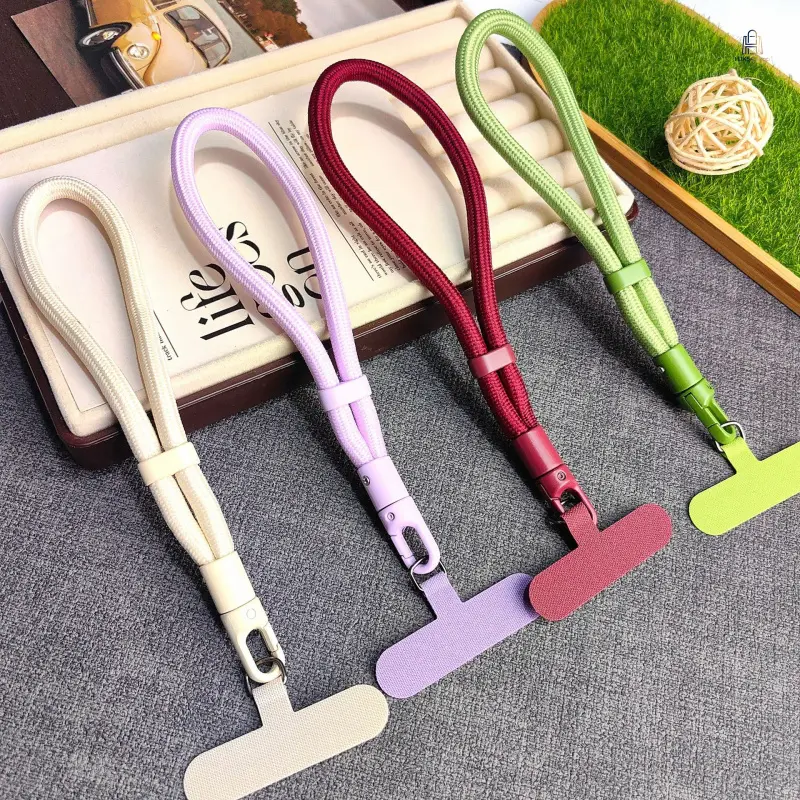 Adjustable Wrist Phone Lanyard, 360 °     Rotatable Polyester Phone Strap, Secure Anti Loss Self Lock Wrist Strap, Durable Anti Drop Anti Theft Accessory for Daily Carry