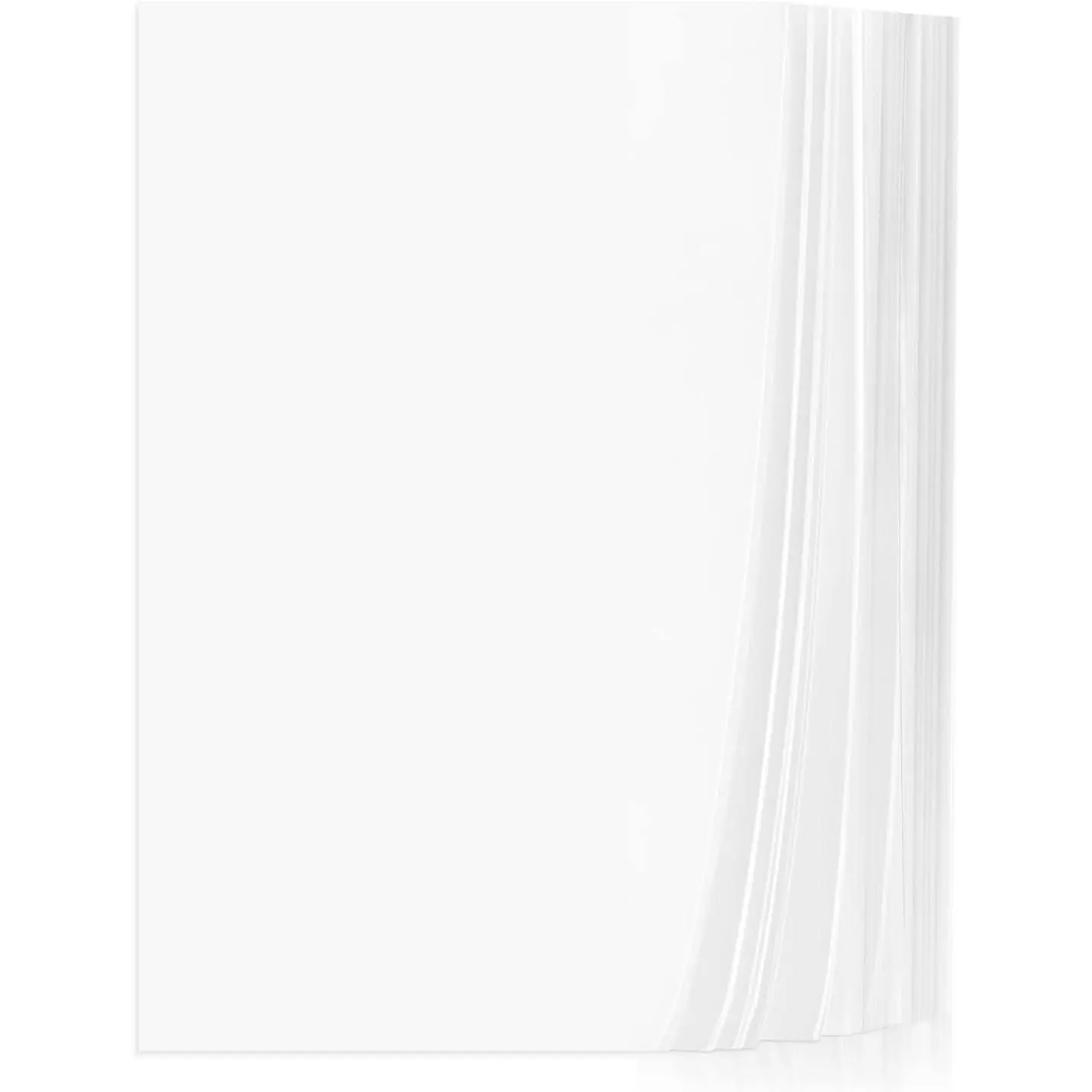 Vellum Paper,  115GSM Transparent Vellum 8.5 x 11 Translucent Clear Printable Tracing Paper for Printing Invitation Cards