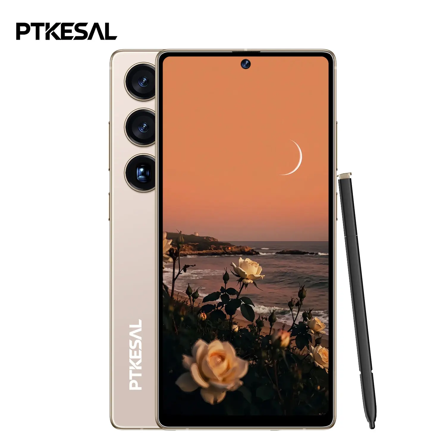 PTKESAL-25 Ultra Large Screen Smartphone, 6.75" Display, 6GB+128GB, MTK6762 Octa-Core, Android 12, 8MP+20MP Cameras, 4100mAh Battery, Face Unlock, Cost-effective Phone for Daily Use