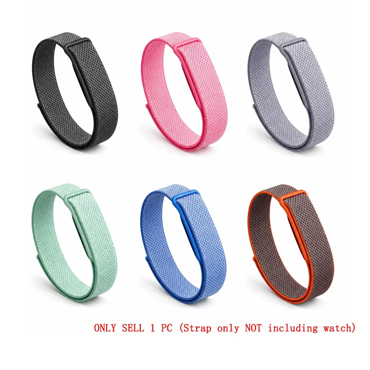 Band for Google Fitbit Air, Breathable Wearable Replacement Sport Strap with Classic Buckle, Water & Sweat Resistant, Secure Fit, Adjustable Replacement Strap Compatible with Google Fitbit Air Fitness Tracker