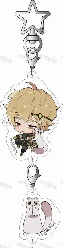 Anime Game Nu: Carnival Keychain Olivine Quincy Blade Cosplay Acrylic Keychains Bag Accessory Pendant Keyring Fans Collect Gifts