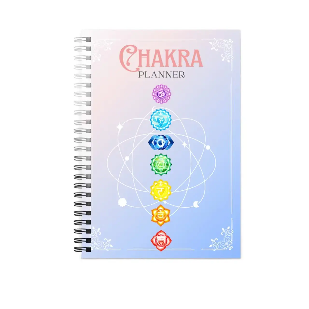 Chakra Planner Handbook Set, Comprehensive Chakra Planning Guide, Essential Tool for Energy Balance & Wellness Management
