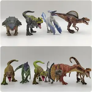 Realistic Dinosaur Toy Set - Movable T-Rex & Pterodactyl Models for Kids - Educational & Fun - In Stock