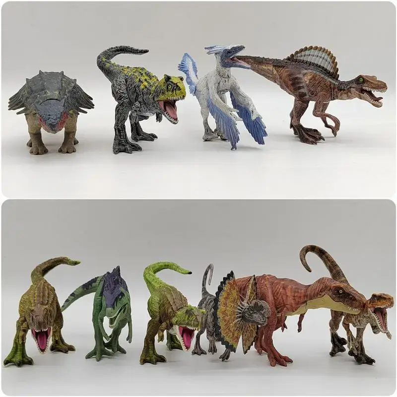 High-Quality Realistic Dinosaur Toy Set - Child-Safe Non-Toxic Plastic Action & Toy Figures, Movable T-Rex & Pterodactyl Models for 3-4 Years Kids - Durable Construction, Educational & Fun - In Stock, Child-Safe Materials