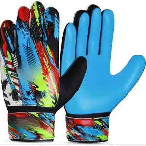 Soccer Goalie Gloves for Kids Boys Children,Youth & Adult Football Goalkeeper Gloves with Double Wrist Protection and 4mm Latex Anti-Slip Strong Grips Palm