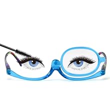 2 Pack Makeup Reading glasses for Women, Makeup Readers for Women with Spring Hinge, One Eye Cosmetic Readers Rotating Lens
