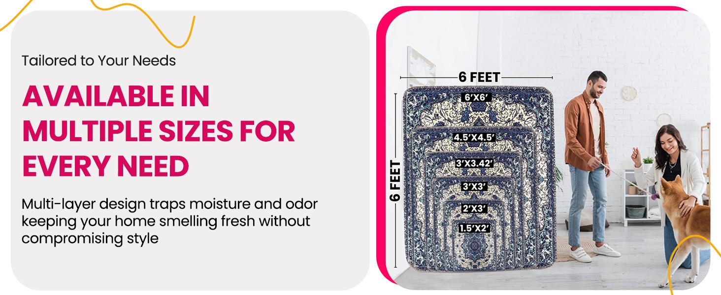 Washable Pee Pads for Dogs and Cats - Super Absorbent Reusable Puppy Training Pads - 100% Waterproof, Leak-Proof & Non-Slip Whelping Pads for Pet Housebreaking