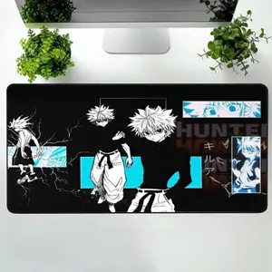 Hunter x Hunter Anime Desk Mat   Killua Zoldyck HXH Anime Mousepad  Large Gaming Mat for Anime Fans Game room E Sport Decor