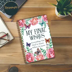 Lifetime Plan Notebook A5 Size, Life Ending Diary, Emotional Healing Workbook, Memory Reflection Book, Gratitude Journal, Essential Guide