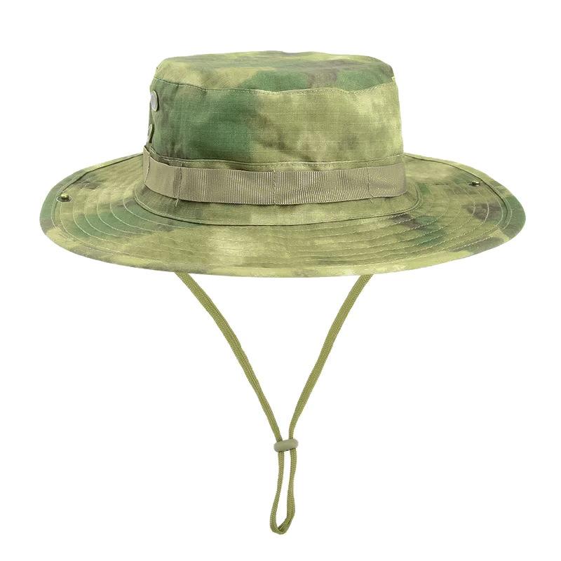Tactical Camo Boonie Hat for Men, Wide Brim UV Protection Sun Hat for Fishing, Hiking, Hunting & Outdoor Adventures