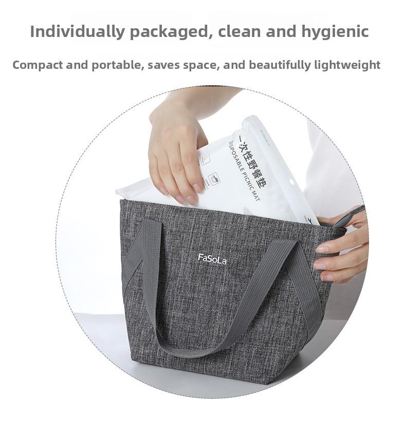 FaSoLa disposable picnic mat, travel camping tablecloth, outdoor picnic waterproof thickened portable sand mat