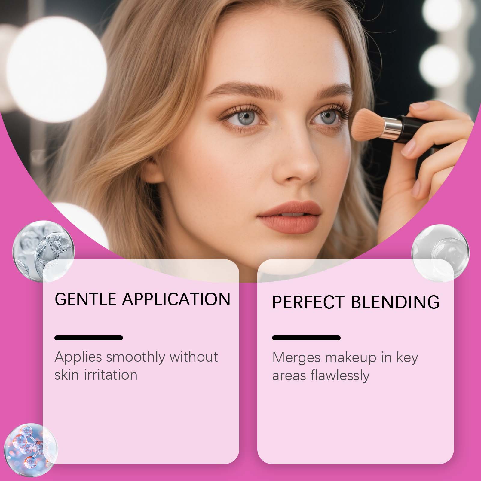 Makeup Brush Set Natural And Smooth Makeup Application, Eyebrow Brush, Foundation Brush, Portable Daily Makeup Tools