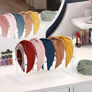 Headband Holder, Clear Headband Organizer, Acrylic Hair Hoop Display Stand, Hairband Rack Holder, Headband Storage Holder home  rack
