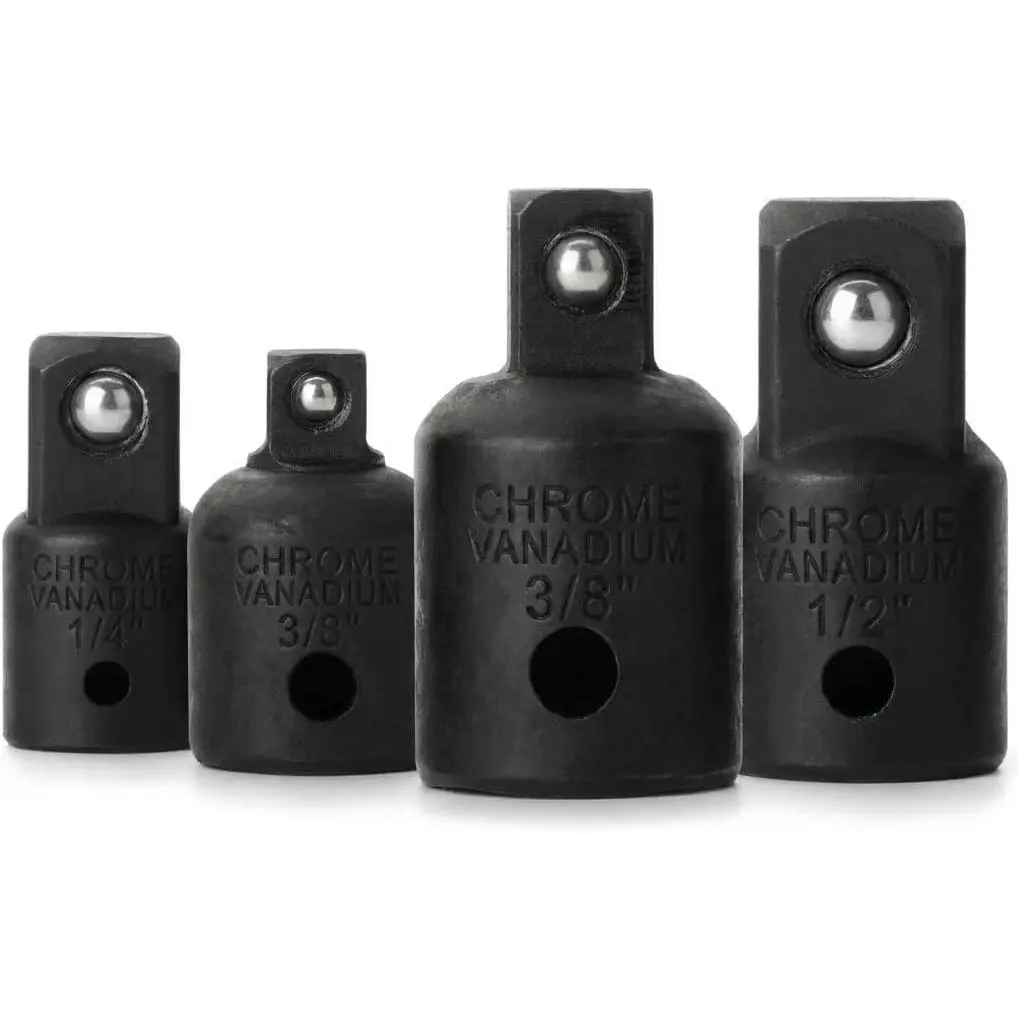 4-Pieces Impact Socket Adapter and Reducer Set for Sports & Outdoor Leisure Yoga Pilates Equipment Maintenance