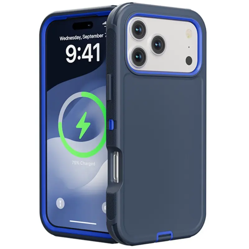 Extreme Activity Protective Phone Case, Sturdy TPU+PC Dual Layer Drop Dust Proof Hard Case for iPhone 17/16/15/14/13/12 Pro Max Plus Air