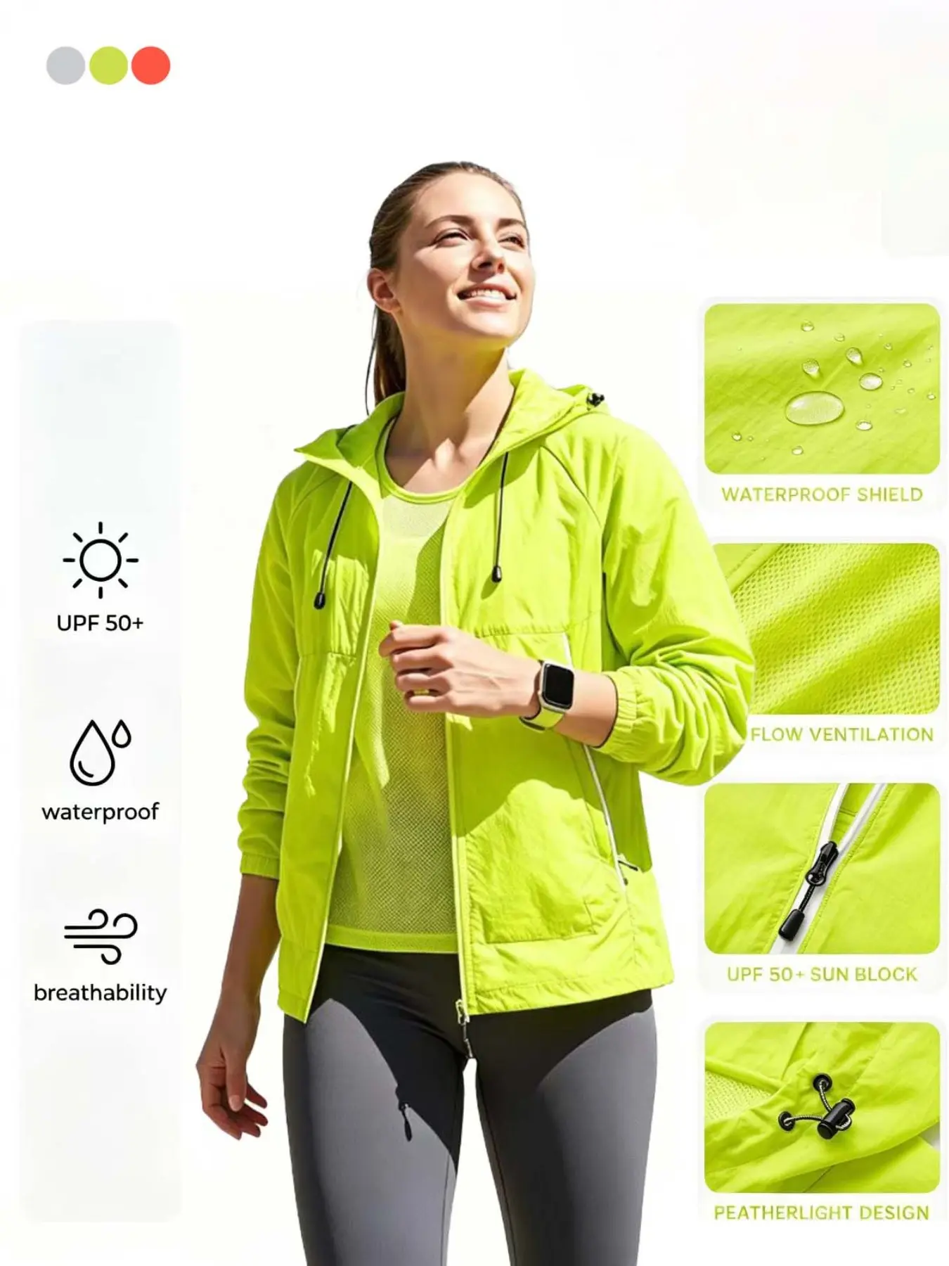 Single Piece Sun Protection Casual Sportswear Jacket, Lightweight UV Blocking, Ideal for Adults Outdoor Activities, Sunscreen Outerwear