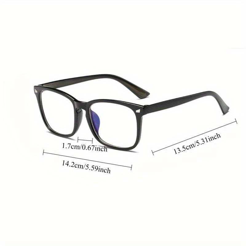 2-Pack Classic Fashion Glasses Rising 2025 Retro Eyewear Minimalist Full-Frame Unisex Design Stylish Daily Accessory Trendy Non-prescription Set Perfect for Casual Outings Office Commute Stylish Dates Weekend Hangouts