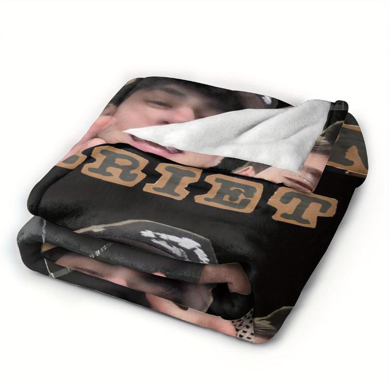 Alan Arrieta Super Comfortable Printed Flannel Throw Blanket–Soft&Warm Plush Throw for Sofa,Bed,Office,Camping–Cozy Blanket for Kids,Fans&Adults–Home Décor,Travel,Birthday,Christmas New Year Gift