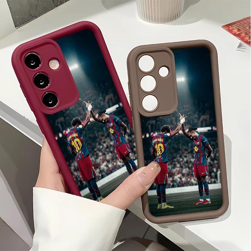 World Cup Yamal Soft&Flexible TPU Silicone Phone Case For Galaxy S26 Ultra S25 Edge S24 FE S23 S22 S21 Plus A13 A14 A15 A16 A17 A33 A34 A35 A36 A52 A53 A54 NOTE20 Durable|Shockproof|Full Camera Protection|Anti-Fingerprint