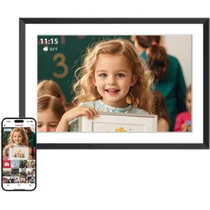 Digital Picture Frameo with 10 Inch 1280x800  IPS  Screen, WiFi Digital Photo Frame with -in 32GB Memory support 1TB, Auto-Rotate and Wall-Mountable, Remotely Send Photos/Videos via Frameo
